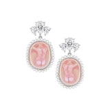 YVMIN X SHUSHUTONG / Shell Sculpture Back Pearl Earrings