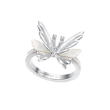 Ripple / Opal Butterfly Ring
