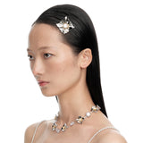 Ripple / Large Square Flower Hair Clip