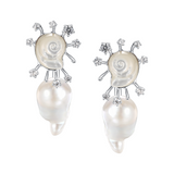 Tasty / Sun Conch Pearl Earring