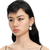 YVMIN X SHUSHUTONG / Shell Sculpture Back Pearl Earrings