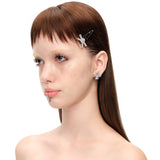 YVMIN X SHUSHUTONG / Pave Gemstone Bow Hair Pin