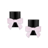 YVMIN X SHUSHUTONG / Natural Stone Square Bowknot Earring