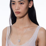 Mermaid / Mermaid Web Coin Long Necklace