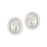 YVMIN X SHUSHUTONG / Shell Sculpture Gemstone Earrings