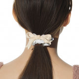 New Material / Wooden Bow Hair Tie