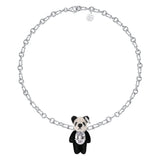 Paradise / Plush Panda Silver Chain Necklace