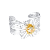 Ripple / Large Square Flower Bracelet