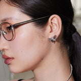 Ripple / Small Shell Butterfly Earring