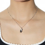 Paradise / Mini Panda Enamel Necklace