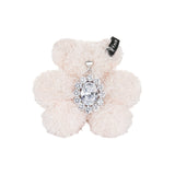 Paradise / Plush Bear Flower Gem Hair Tie