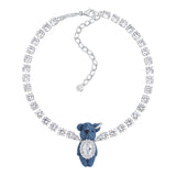 Paradise / Denim Bear Necklace