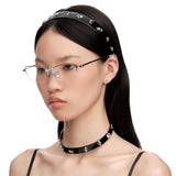 YVMIN X SHUSHUTONG / Zircon Floral Hair Band
