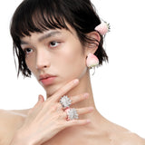 Paradise / Strawberry Gemstone Earring
