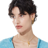 Ripple / Butterfly Tassel Earrings