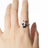 Paradise / Mini Panda Enamel Pearl Ring