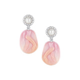 YVMIN X SHUSHUTONG / Shell Sculpture Pearl Drop Earrings