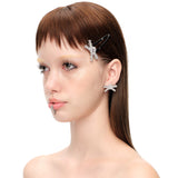 YVMIN X SHUSHUTONG / Pave Gemstone Bow Hair Pin