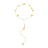 Ripple / Butterfly Long Necklace