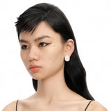 YVMIN X SHUSHUTONG / Basic Shell Sculpture Gemstone Earrings