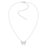 Ripple / Butterfly Shell Gemstone Necklace