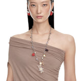 Paradise / Jelly Bear Berries Long Necklace