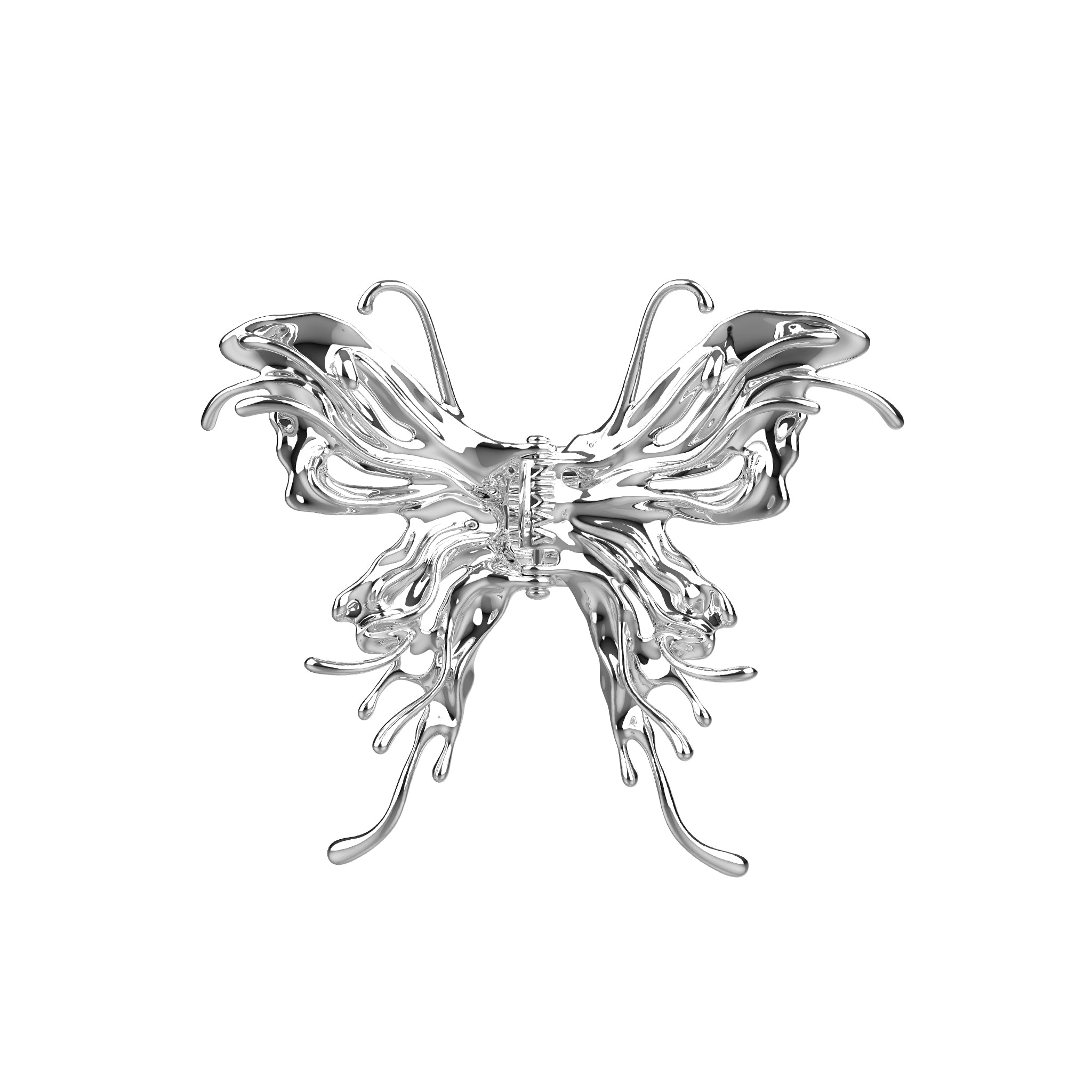 Ripple / Colored Liquefied Metal Butterfly Hair Claw Clip – YVMIN