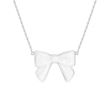 YVMIN X SHUSHUTONG / Double Side Ceramic Bowknot Necklace