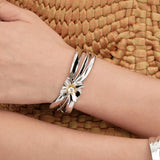 Ripple / Large Square Flower Bracelet