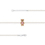 Paradise / Flocked Bear Bracelet