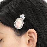 YVMIN X SHUSHUTONG / Shell Sculpture Back Pearl Hair Pin