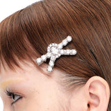 YVMIN X SHUSHUTONG / Pave Gemstone Bow Hair Pin