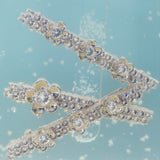 Paradise / Spin Flower Pave Hair Pin