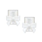 YVMIN X SHUSHUTONG / Natural Stone Square Bowknot Earring