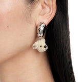 Paradise / Bear Head Earring