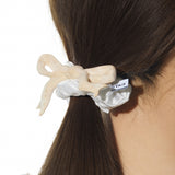 New Material / Wooden Bow Hair Tie