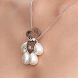 Paradise / Pearl Limbs Bear Long Necklace