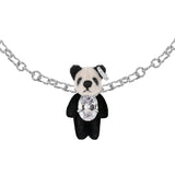 Paradise / Plush Panda Silver Chain Necklace