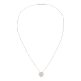 Mermaid / Pearl Web Coin Necklace