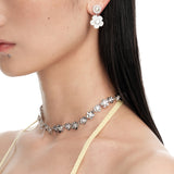 Paradise / Spin Flower Garden Necklace