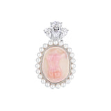 YVMIN X SHUSHUTONG / Shell Sculpture Back Pearl Hair Pin