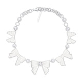 YVMIN X SHUSHUTONG / Ceramic Bowknot Gemstone Necklace