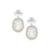YVMIN X SHUSHUTONG / Shell Sculpture Back Pearl Earrings