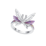 Ripple / Opal Butterfly Ring