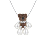 Paradise / Pearl Limbs Bear Long Necklace