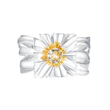 Ripple / Large Square Flower Bracelet