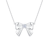 YVMIN X SHUSHUTONG / Double Side Ceramic Bowknot Necklace
