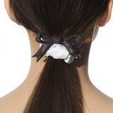 New Material / Wooden Bow Hair Tie
