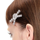 YVMIN X SHUSHUTONG / Pave Gemstone Bow Hair Pin