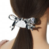 New Material / Metal Bow Hair Tie